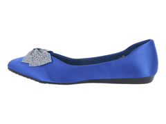 Zapatos Planos Clasben Azul Rey para Mujer