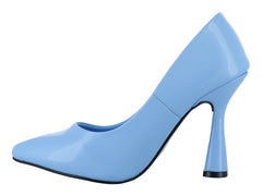 Zapatillas Stiletto Clasben Color Cielo para Mujer