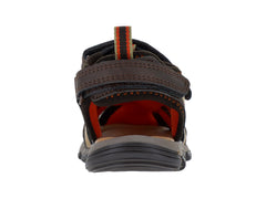 Sandalias Guany Color Choco Naranja para Niño
