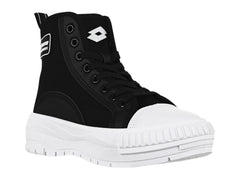 Tenis Lotto Ruvin Negro y Blanco para Mujer