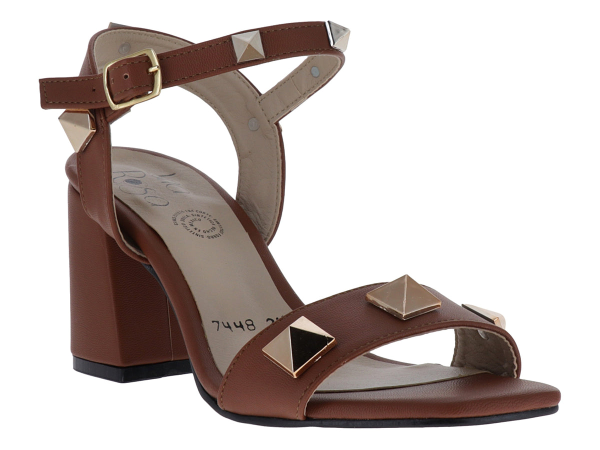 Zapatillas Melissa Garcia Tacon Cafe Dama 7448 Para Mujer