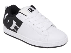 Tenis DC Shoes Court Graffik Blancos y Negros para Hombre