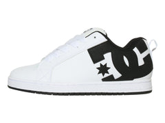 Tenis DC Shoes Court Graffik Blancos y Negros para Hombre