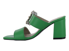 Sandalias Luna Rosa Verde para Mujer