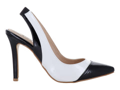Zapatillas Stiletto OYYI Negro y Latte para Mujer