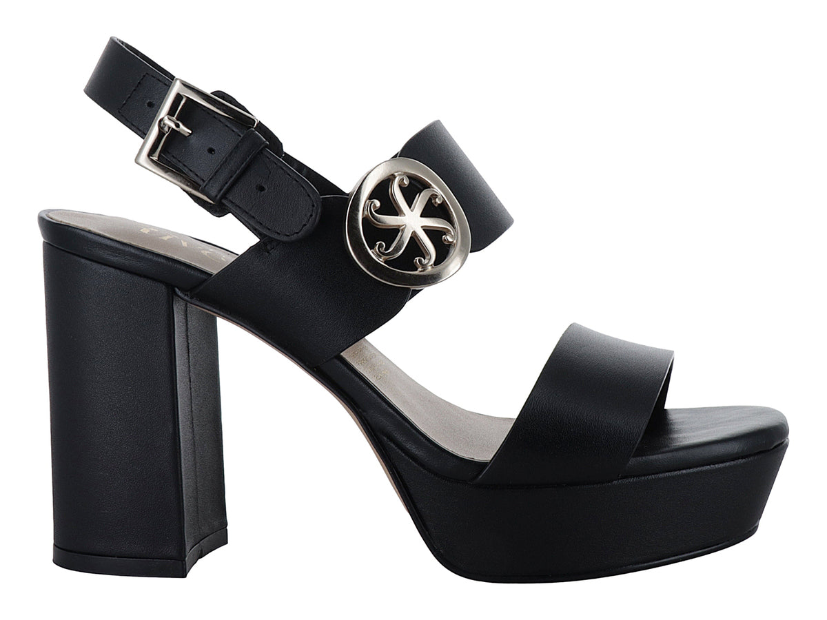 Sandalias Felipe Rivera de Piel Negro para Mujer