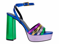 Sandalias de Plataforma Felipe Rivera Multicolor para Mujer
