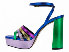 Sandalias de Plataforma Felipe Rivera Multicolor para Mujer