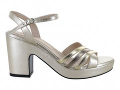 Zapatillas Catalina Vargas Color Oro Inglés para Mujer
