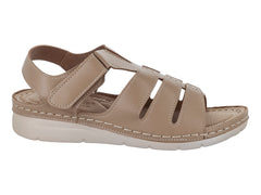 Sandalias Comfort Fit Color Camel para Mujer