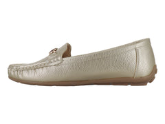 Mocasines Comfort Fit Dorado para Mujer
