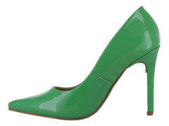 Zapatillas Stiletto Donova Color Esmeralda para Mujer