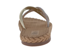 Sandalias Nomadas Color Oro para Mujer