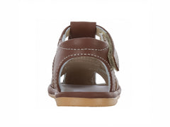 Sandalias Miniburbujas Café para Niño