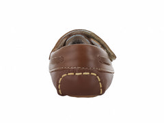 Zapatos Mocasines Miniburbujas Café para Bebé