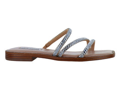 Sandalias Steve Madden Salina Rhinestone Plata para Mujer