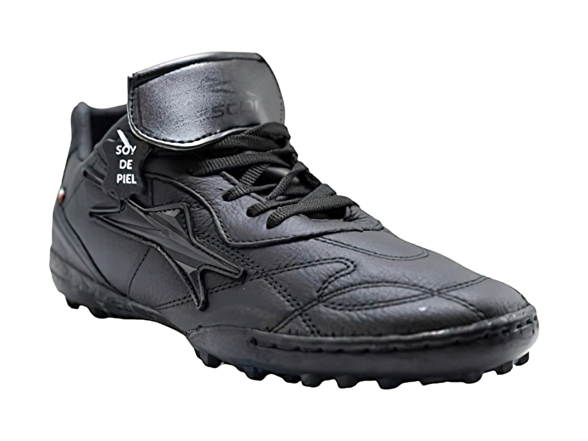 Tenis de Fútbol EESCORD Sintético Negro para Niño