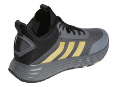 Tenis Adidas OwnTheGame 2.0 Gris y Dorado para Hombre
