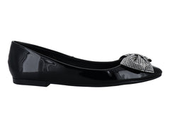 Zapatos Planos de Charol Negro MELI&ANA para Mujer