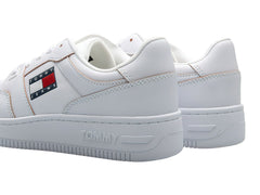 Tenis Tommy Hilfiger Tommy Jeans Etch Basket Blancos para Mujer