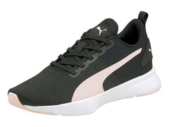 Tenis PUMA Flyer Runner Negro y Rosa para Mujer
