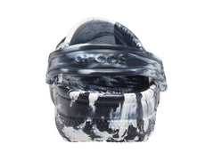 Crocs Classic Marbled Clogs Negro y Blanco para Niño