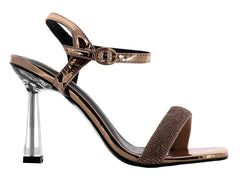 Sandalias de Tacón Roze Rose Gold para Mujer