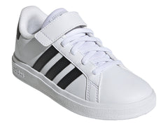 Tenis Adidas Grand Court 2.0 Blanco con Negro para Niño