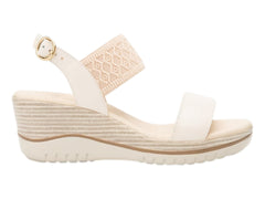 Sandalias Flexi Confort de Plataforma Blancas para Mujer