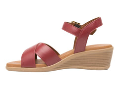 Sandalias Flexi de Plataforma Rojo para Mujer