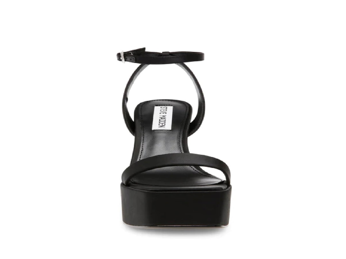 Sandalias Steve Madden Discor Negro Satín para Mujer