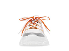 Tenis Steve Madden Riptid Plata y Blanco para Mujer