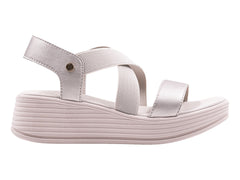 Sandalias Hispana Plata Metálicas para Mujer