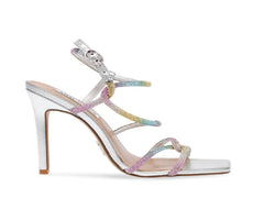 Sandalias Steve Madden Plata Multicolor para Mujer
