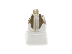 Tenis K-SWISS Alessius Platform Blanco y Dorado para Mujer