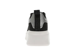 Tenis K-SWISS Alessius Platform Negro y Plata para Mujer