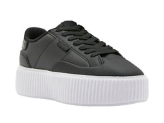 Tenis FILA Sandblast Oversole Negro y Blanco para Mujer