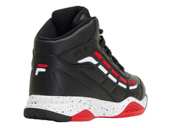 Tenis FILA Spitfire Negro, Blanco y Rojo para Niño