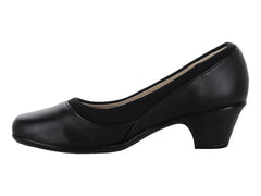 Zapatos de Tacón Bajo Stefana Negro para Mujer