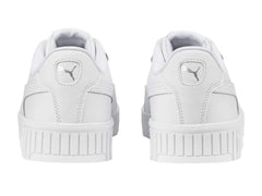 Tenis PUMA Carina 2.0 Blancos y Plata para Niña