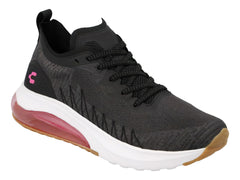 Tenis Charly Negro con Fucsia para Mujer