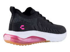 Tenis Charly Negro con Fucsia para Mujer