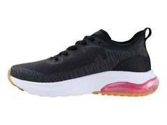 Tenis Charly Negro con Fucsia para Mujer
