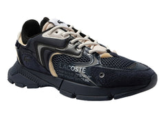 Tenis Lacoste L003 Neo Negro y Azul Marino para Hombre