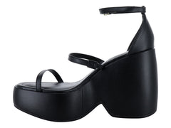 Sandalias Plataforma Moleca Negro para Mujer