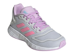 Tenis Adidas Duramo 10 K Gris, Rosa y Lila para Niña
