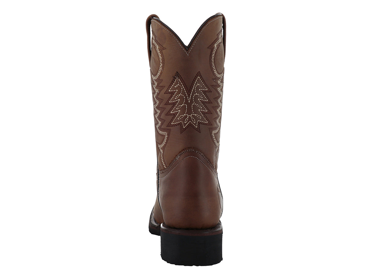 Botas Vaqueras Israel Boots Texas Crazy Horse Tabaco para Hombre
