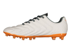 Tenis de Fútbol Charly Blanco y Naranja para Hombre