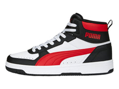Tenis PUMA Rebound Joy Blanco, Rojo y Negro para Hombre