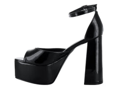 Zapatillas ROZE de Charol Negro para Mujer